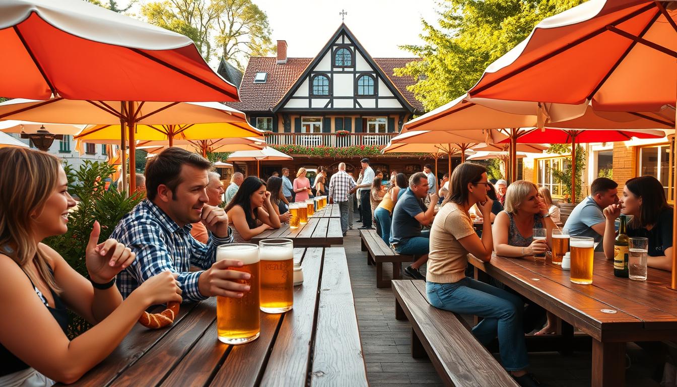 Bayerische Bierkultur Biergarten