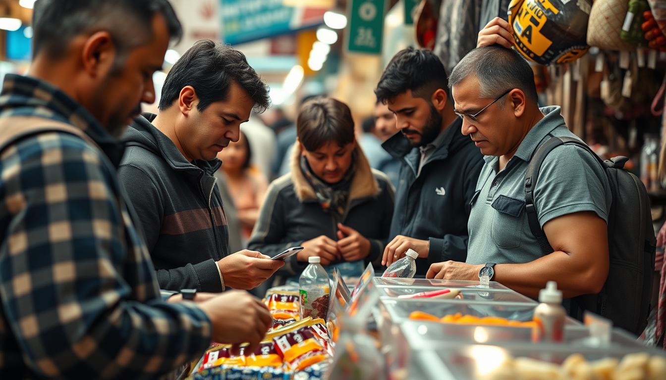 Preisvergleich beim Einkaufen